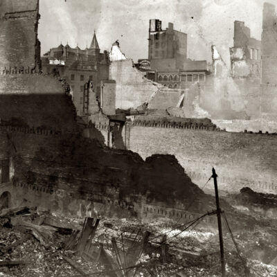 "Baltimore Fire of 1904. General view of South Baltimore." National Photo Company Collection glass negative, Library of Congress.