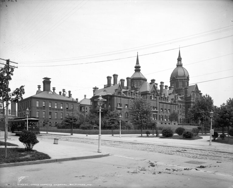 Johns Hopkins hospital in 1903