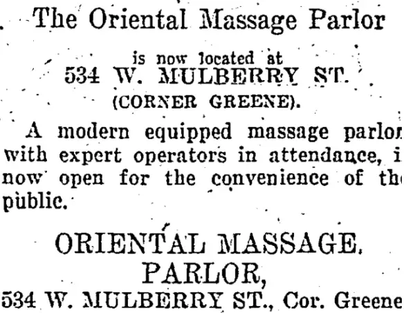 The Oriental Massage Parlor