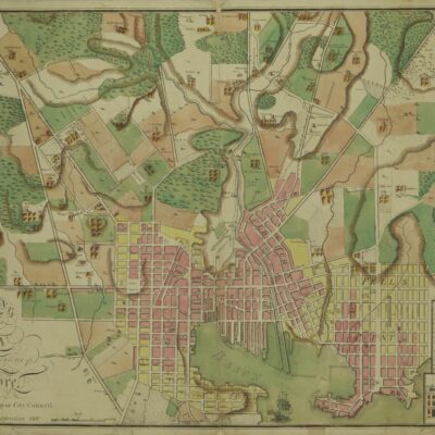 1801 Warner & Hanna map of Baltimore