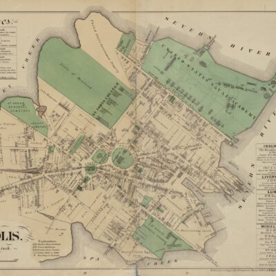 1877 map of Annapolis