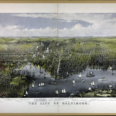 The City of Baltimore / sketched and drawn by C.R. Parsons. (1880)