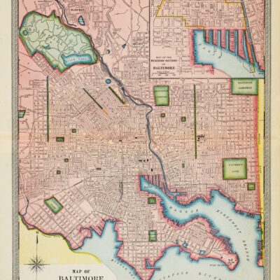 1905 map of Baltimore