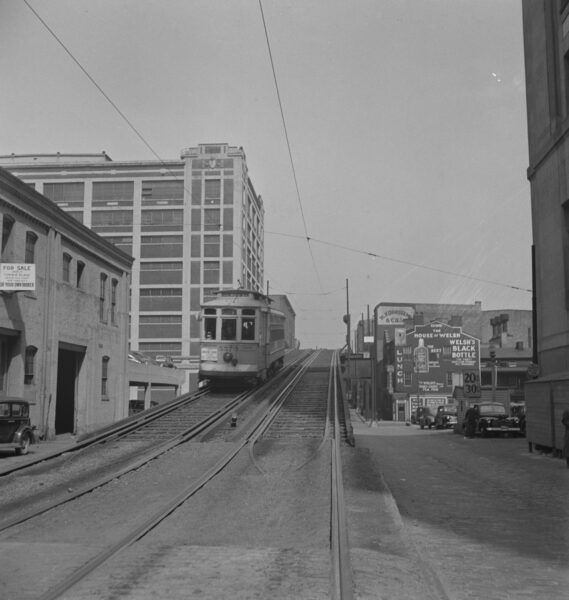 1943 Elevated streetcar of Baltimore